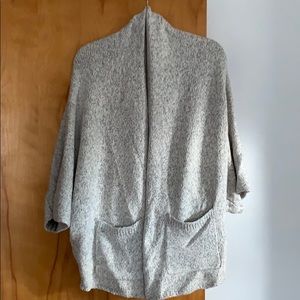NWT Lou & Grey Open Front Cocoon Sweater L/XL
